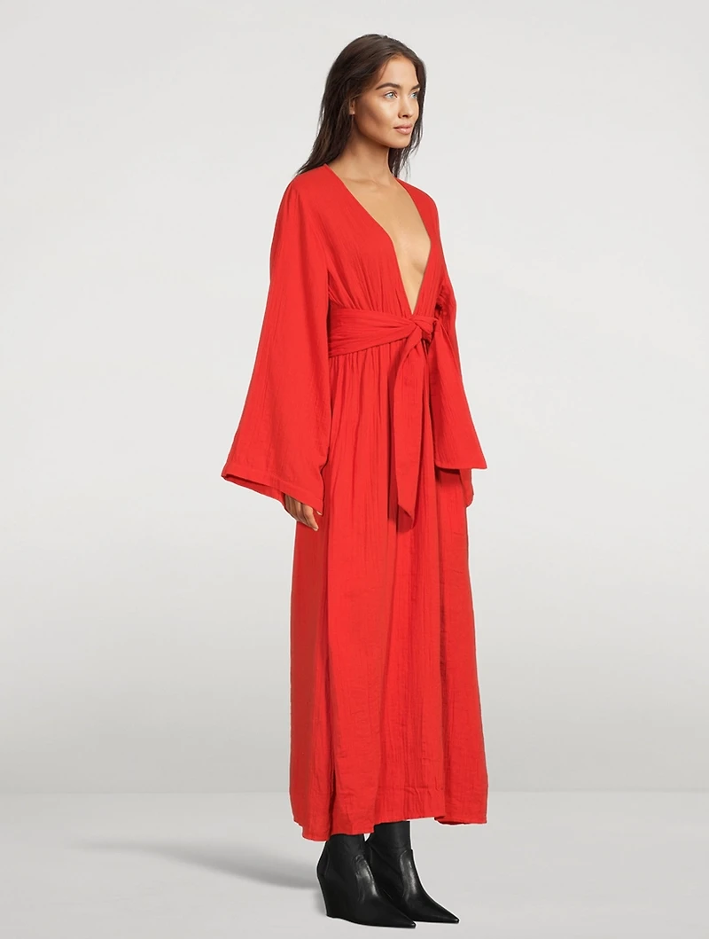 Blair Belted Coverup Maxi Dress