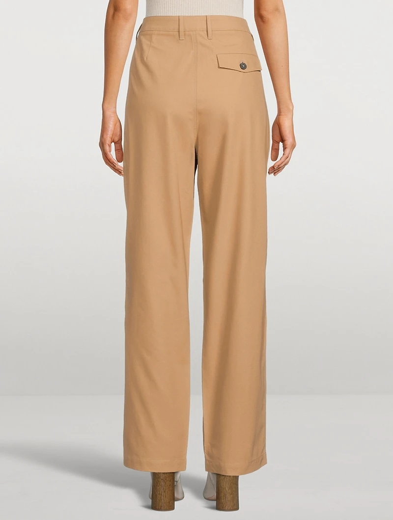 Monte Pleated High-Waisted Pants