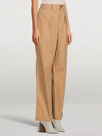 Monte Pleated High-Waisted Pants