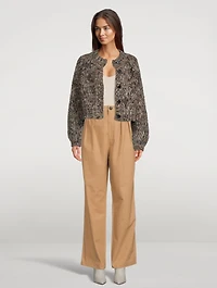 Monte Pleated High-Waisted Pants