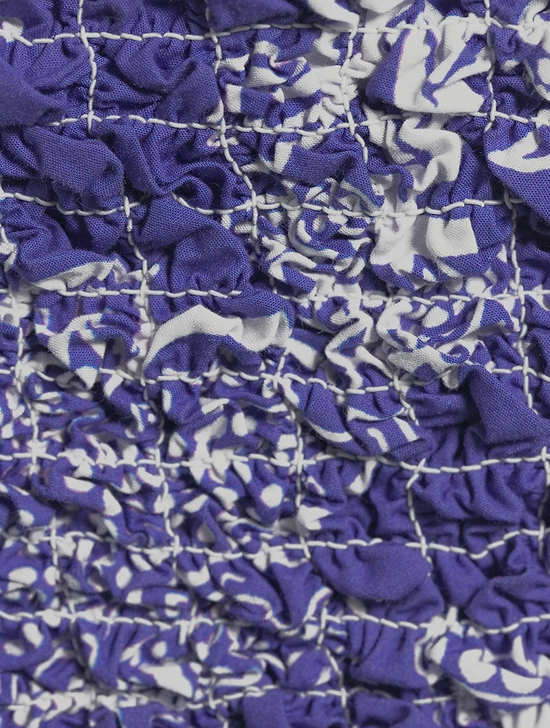 Pier Cropped Bandeau Top Emonia Print