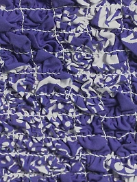 Pier Cropped Bandeau Top Emonia Print