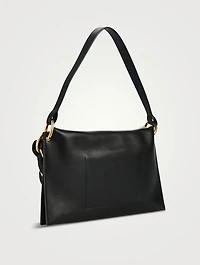 Braid Leather Shoulder Bag