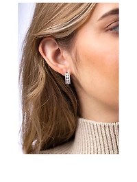 Eclipse 18K Gold Akoya Pearl Earrings With Diamonds