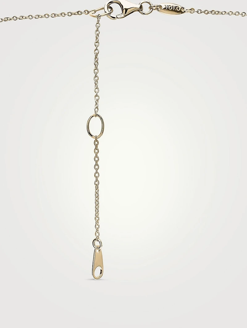 Starlight 18K Gold South Sea Pearl Layered Necklace With Diamonds