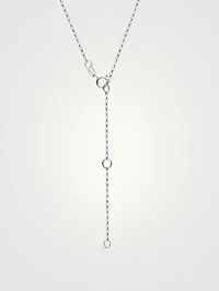 Petal 18K Gold Akoya Pearl Necklace With Diamonds
