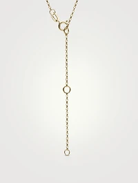 Trend 18K Gold Pearl Necklace With Diamonds