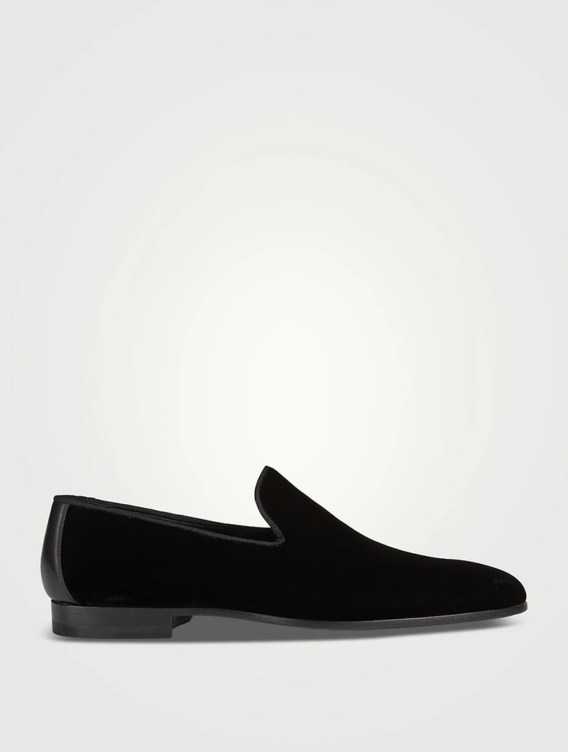 Jareth Velvet Slip-On Loafers