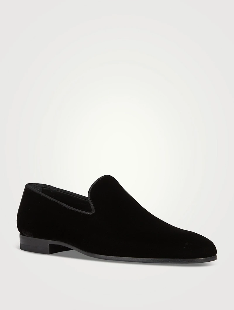Jareth Velvet Slip-On Loafers