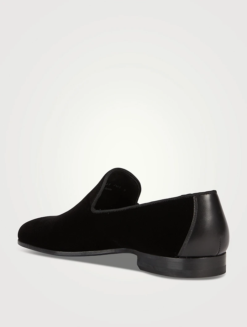 Jareth Velvet Slip-On Loafers