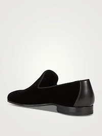 Jareth Velvet Slip-On Loafers