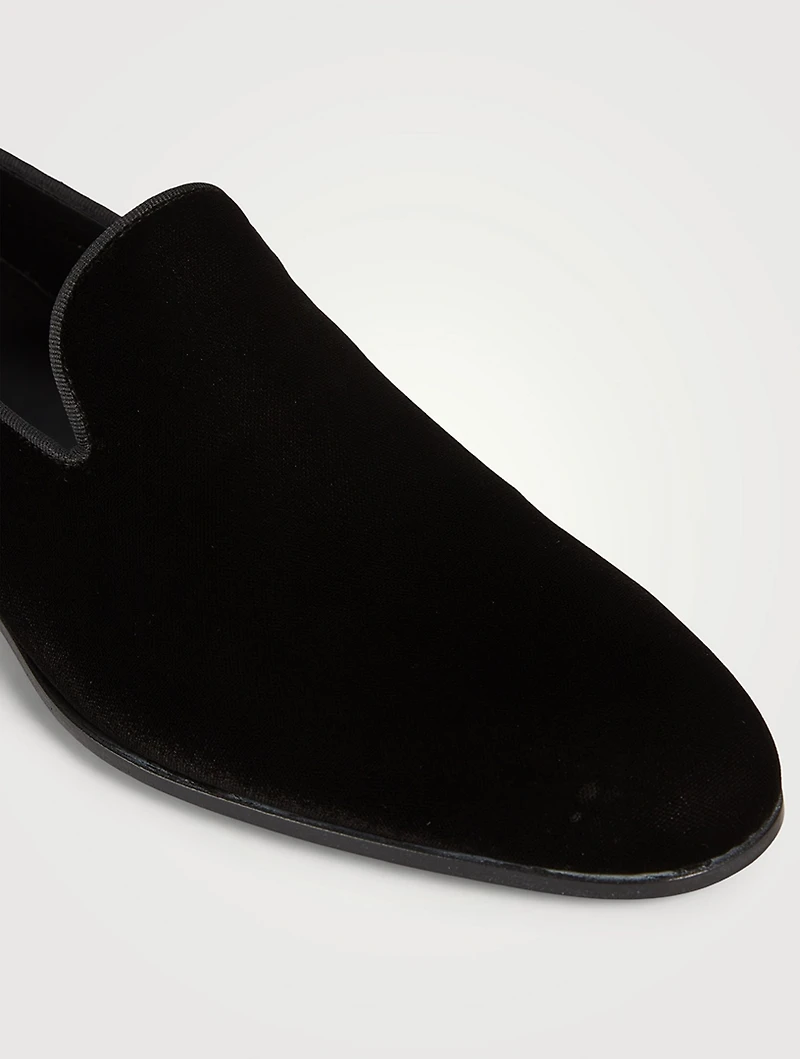 Jareth Velvet Slip-On Loafers