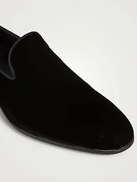 Jareth Velvet Slip-On Loafers