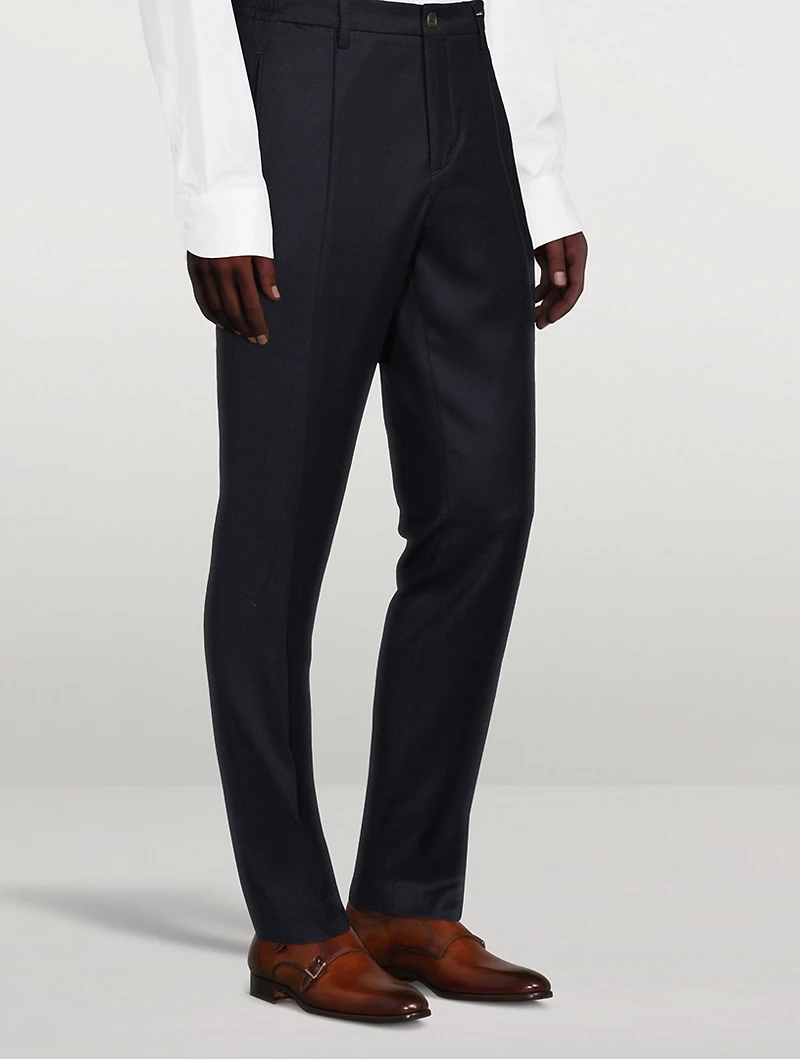 Leather Double Monk-Strap Shoes