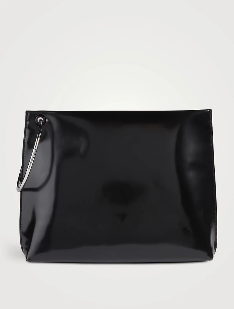 Leather Ring Clutch