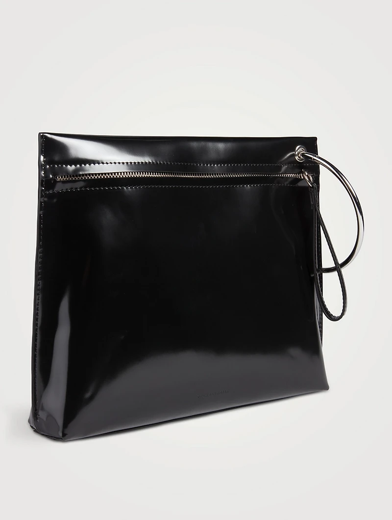 Leather Ring Clutch