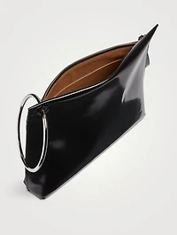 Leather Ring Clutch