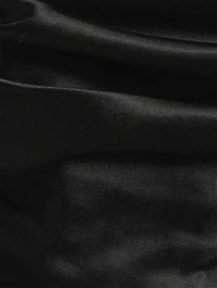 Silk Top With Crystal Ribbons