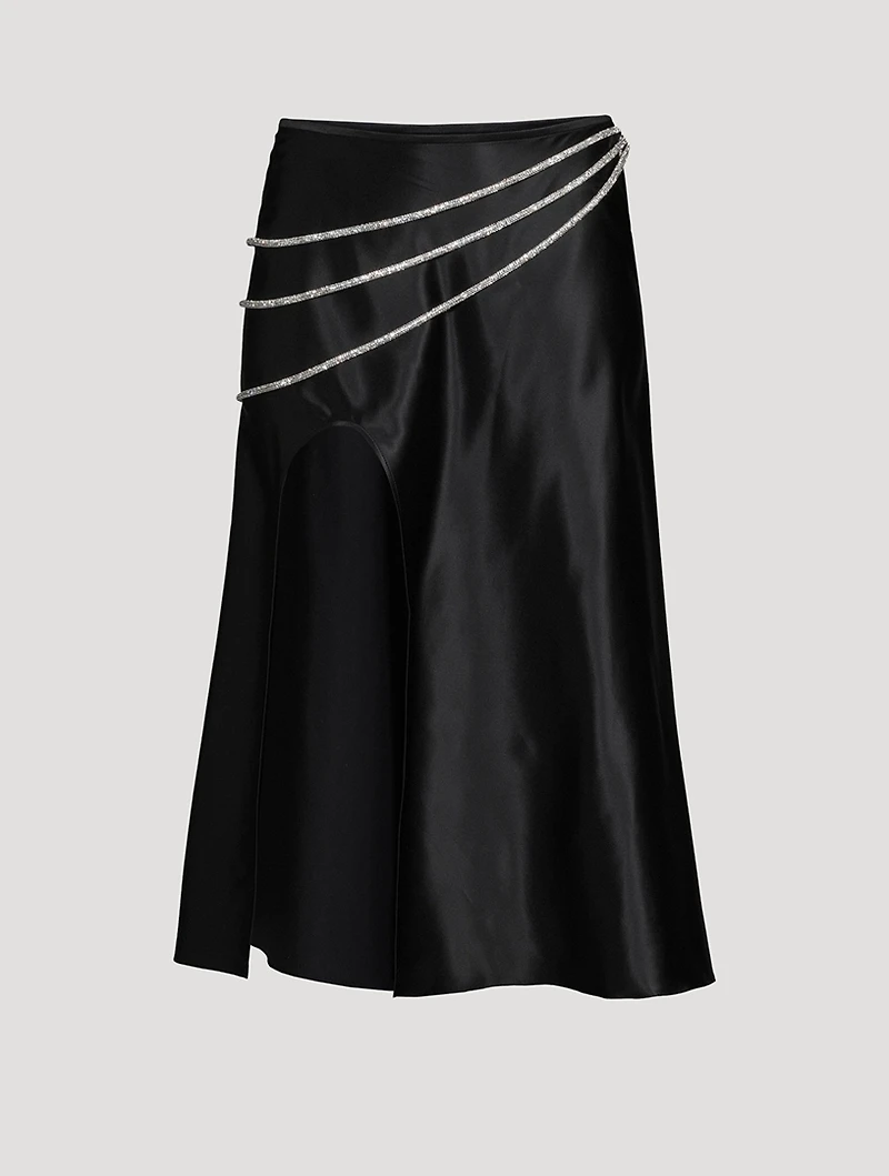 Laetitia Stretch Silk Skirt