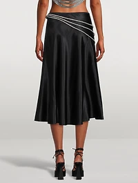 Laetitia Stretch Silk Skirt