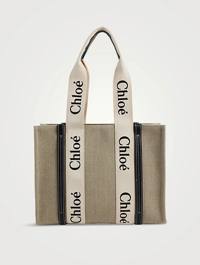 Woody Linen Tote Bag
