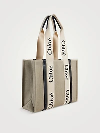 Woody Linen Tote Bag