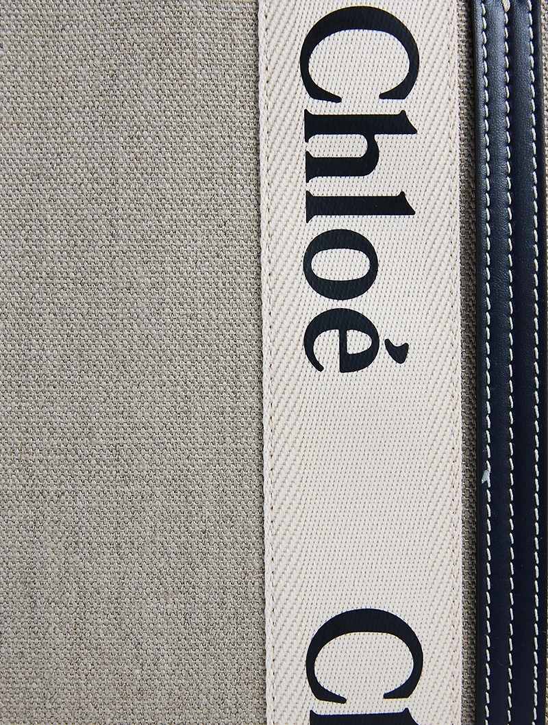 Woody Linen Tote Bag