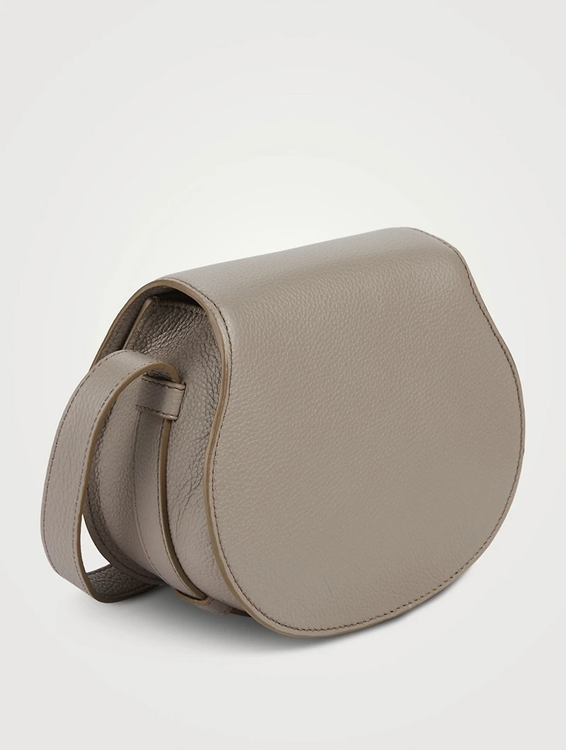 Small Marcie Leather Saddle Bag