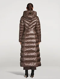 Calina E3-Lite Down Monogram Maxi Coat