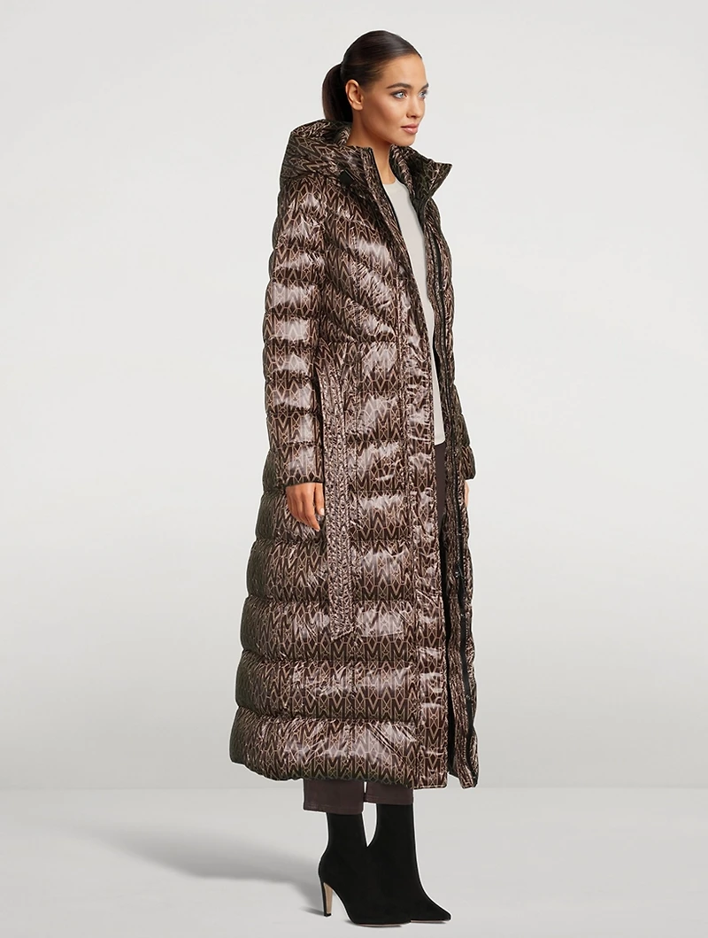 Calina E3-Lite Down Monogram Maxi Coat