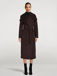 Mai Belted Wool Wrap Coat