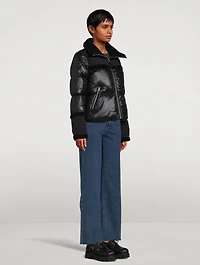 Miya Shearling-Trimmed Down Jacket