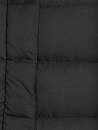 Down Jacket With Faux Fur Trim