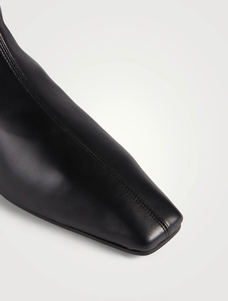Tech Stretch-Leather Boots