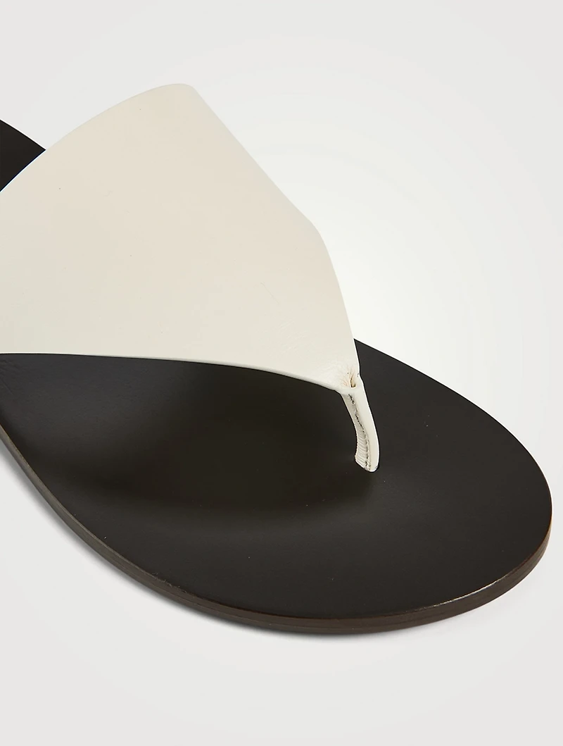 Avery Leather Thong Sandals