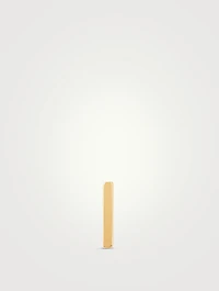 14K Gold Gold Bar Stud Earring