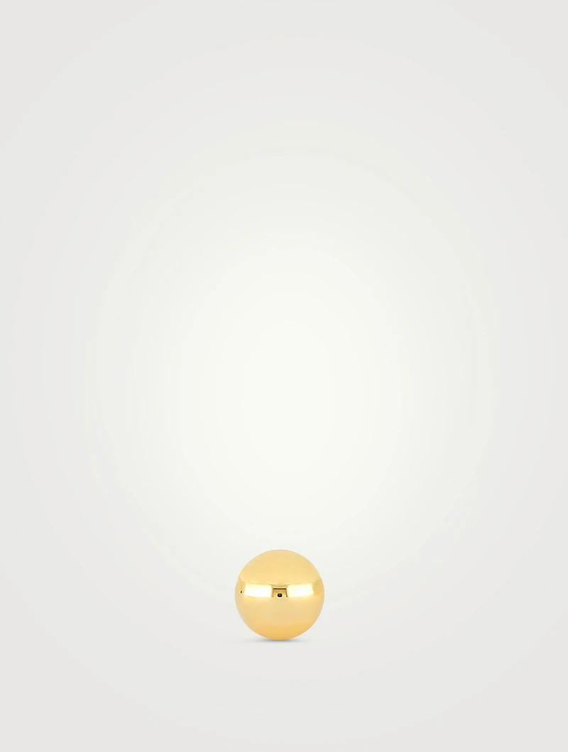 14K Gold Gold Ball Stud Earring