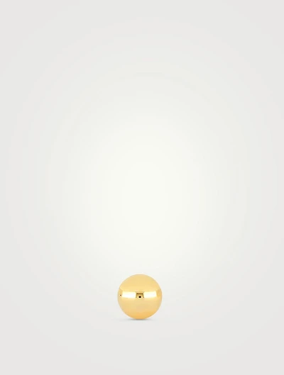 14K Gold Gold Ball Stud Earring