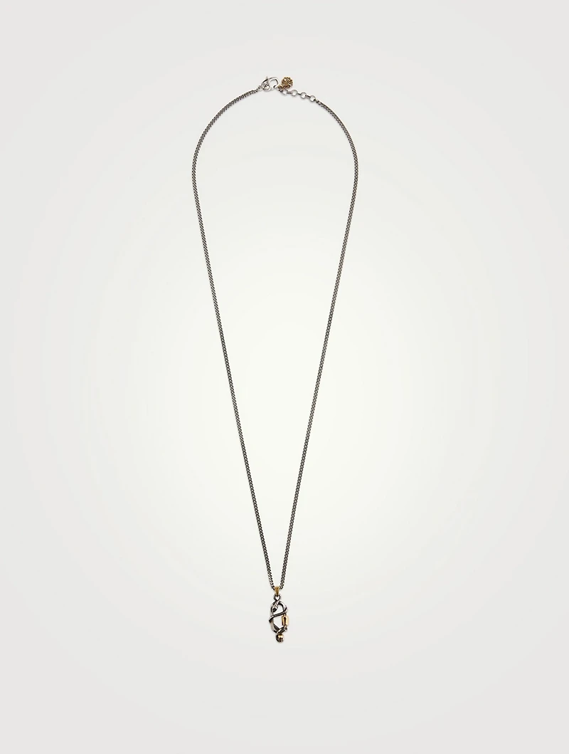 Snake And Skull Necklace