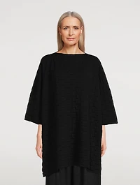 Square Three-Quarter Sleeve Top
