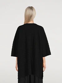 Square Three-Quarter Sleeve Top