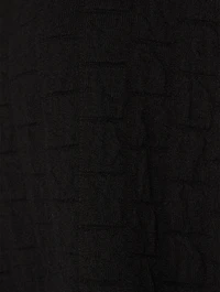 Square Three-Quarter Sleeve Top