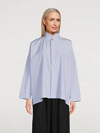 Double Stand Collar Shirt
