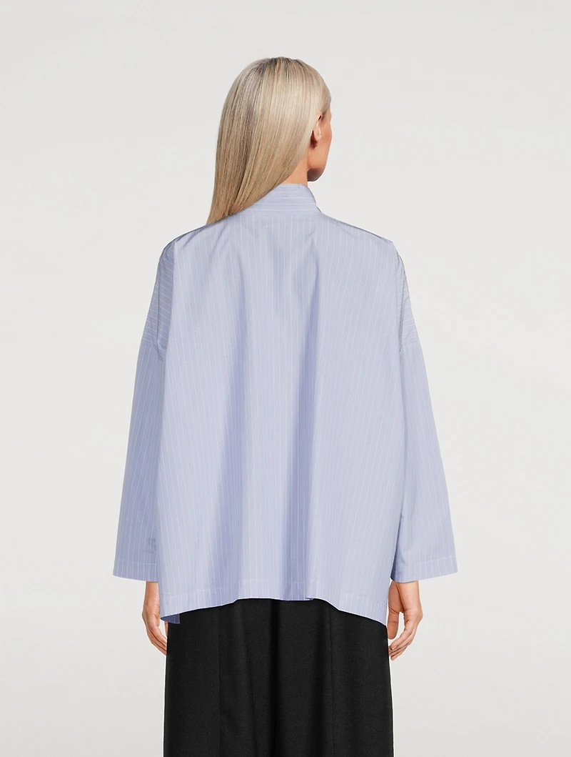 Double Stand Collar Shirt