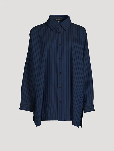 A-Line Shirt Stripe Print