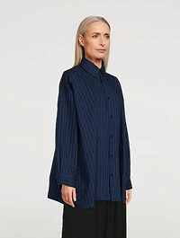 A-Line Shirt Stripe Print