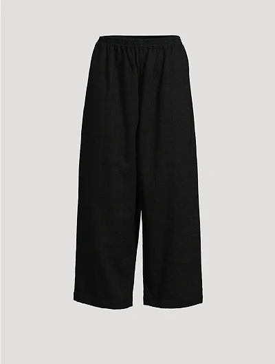 Japanese Wide-Leg Cotton Trousers