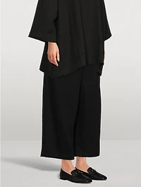 Japanese Wide-Leg Cotton Trousers