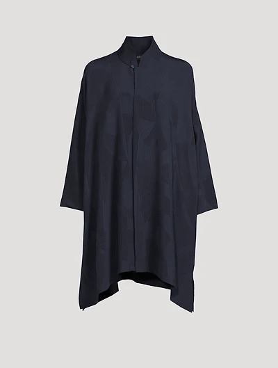 Stand Collar A-Line Shirt