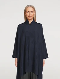 Stand Collar A-Line Shirt